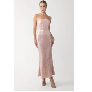 Sau Lee Ciara Sequined Dress in Misty Pink size US 4 - NWT!